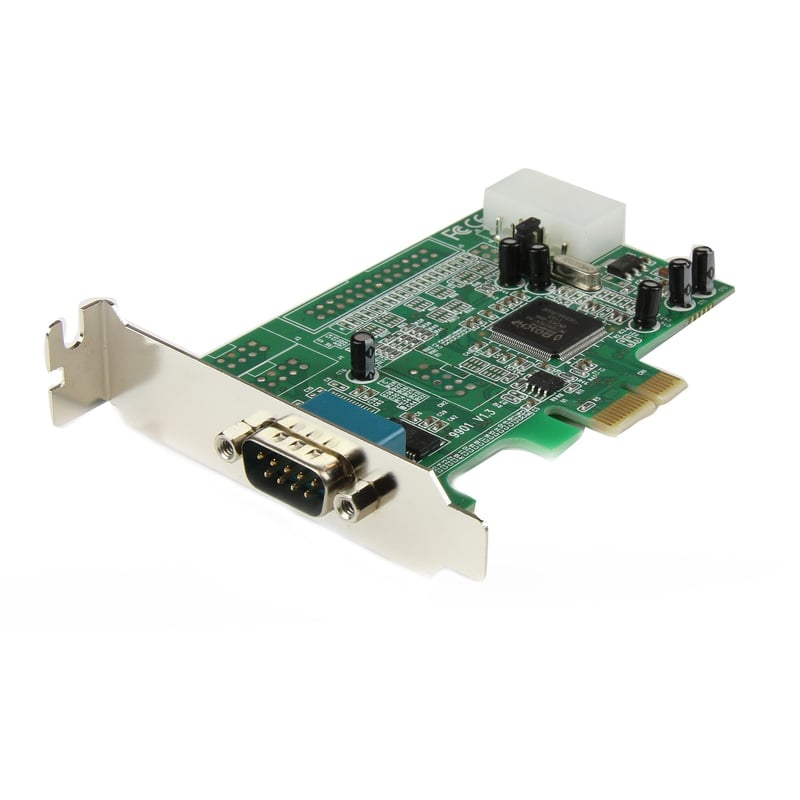 StarTech.com 1-port PCI Express RS232 Serial Adapter Card - PCIe Serial DB9 Controller Card 16550 UART - Low Profile - Windows/Linux - Thumbnail 1