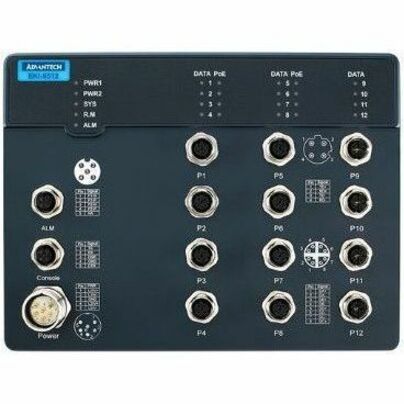 Advantech EKI-9512E-4GMPX-AE Ethernet Switch - Thumbnail 2