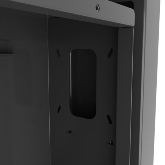 Chief Impact 55 Inch Outdoor Kiosk - Portrait Orientation - Samsung OHF/A Series - Black - Thumbnail 4