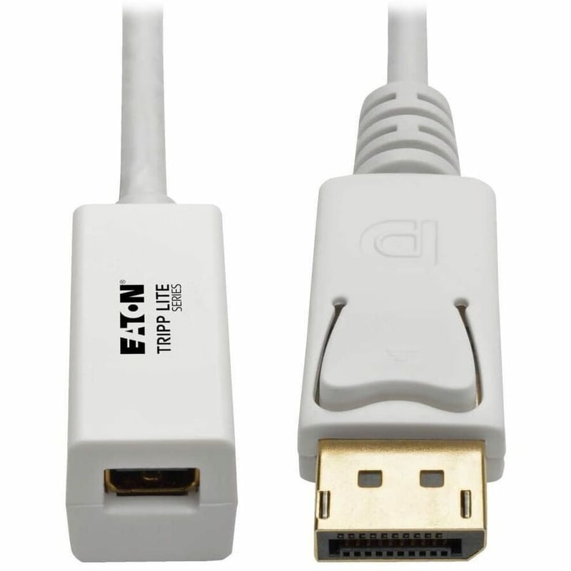 Tripp Lite by Eaton DisplayPort to Mini DisplayPort Adapter Video Converter 4K 60 Hz (M/F) 6 in. (15.2 cm) - Thumbnail 1