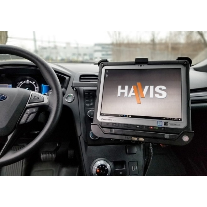 Havis Vehicle Mount for Electronic Equipment - Black - Thumbnail 2