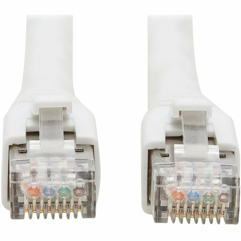 Eaton Tripp Lite Series Cat8 40G Snagless SSTP Ethernet Cable (RJ45 M/M), PoE, White, 12 ft. (3.7 m) - Thumbnail 2