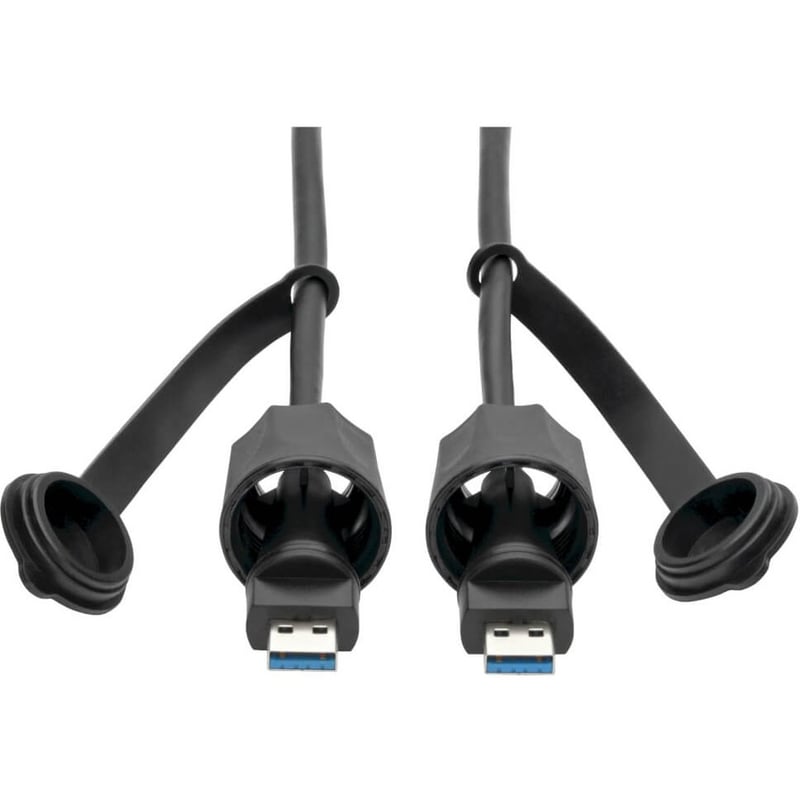 Eaton Tripp Lite Series USB 3.0 SuperSpeed A to A M/M Cable, Industrial - IP68, Shielded, 10 ft. (3.05 m), TAA - Thumbnail 1