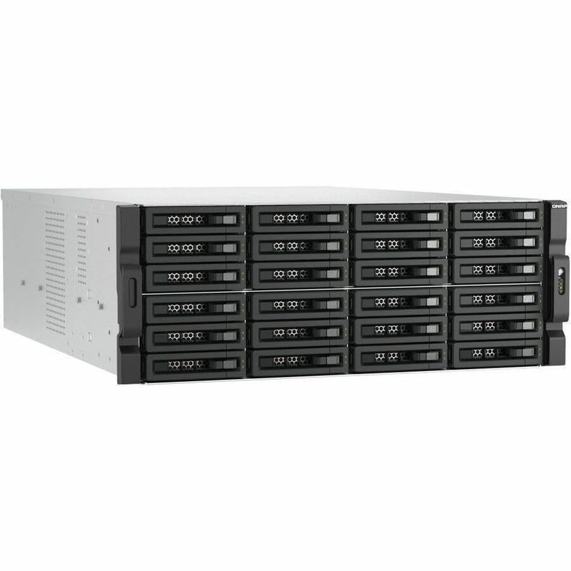 QNAP 24-BAY 4U RACKMOUNT PCIE INTERFACE SATA JBOD EXPANSION ENCLO - Thumbnail 4