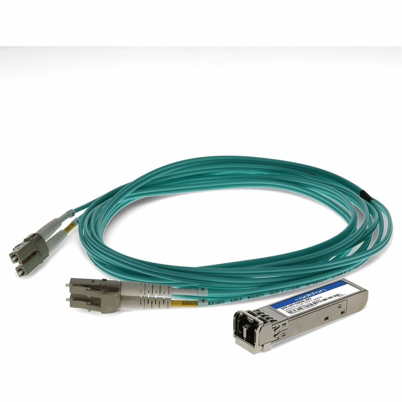 AddOn NetOptics SFP+KT-50SR Compatible TAA Compliant 10GBase-SR SFP+ Transceiver (MMF, 850nm, 300m, LC, DOM) - Thumbnail 1
