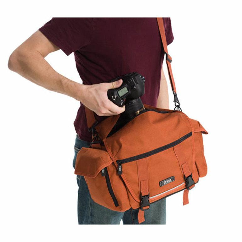 Tenba Carrying Case (Messenger) Camera, Camera Flash, Lens, Accessories, Camera Equipment, Cellular Phone - Burnt Orange - Thumbnail 4