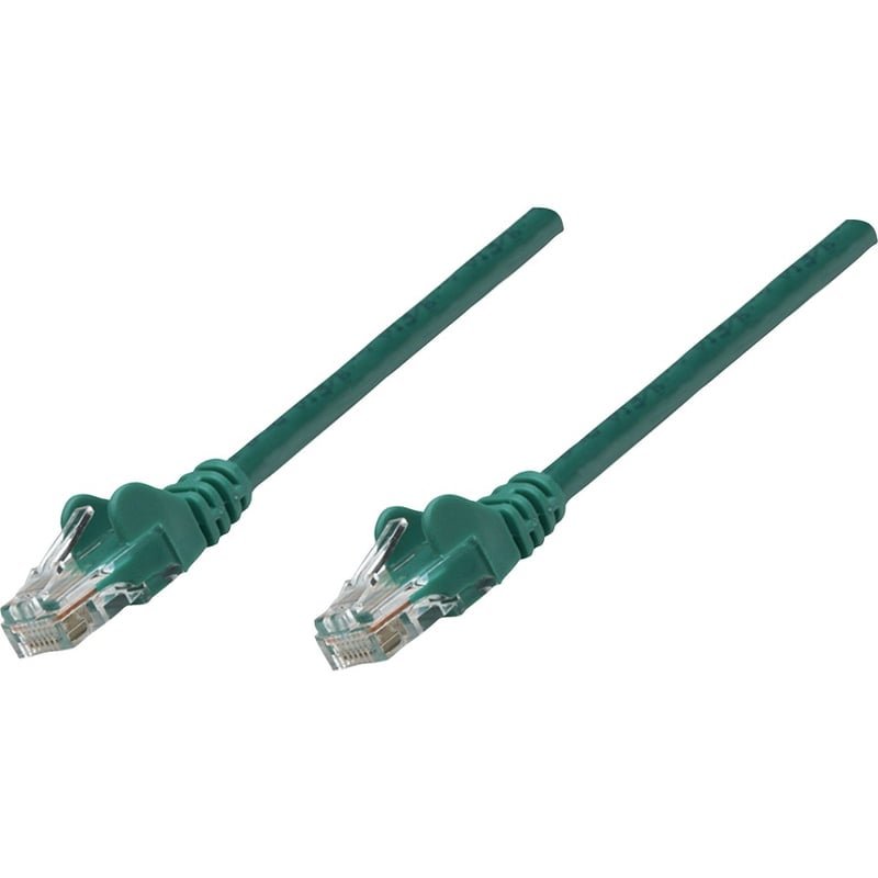 Intellinet Network Solutions Cat5e UTP Network Patch Cable, 50 ft (15.0 m), Green - Thumbnail 5