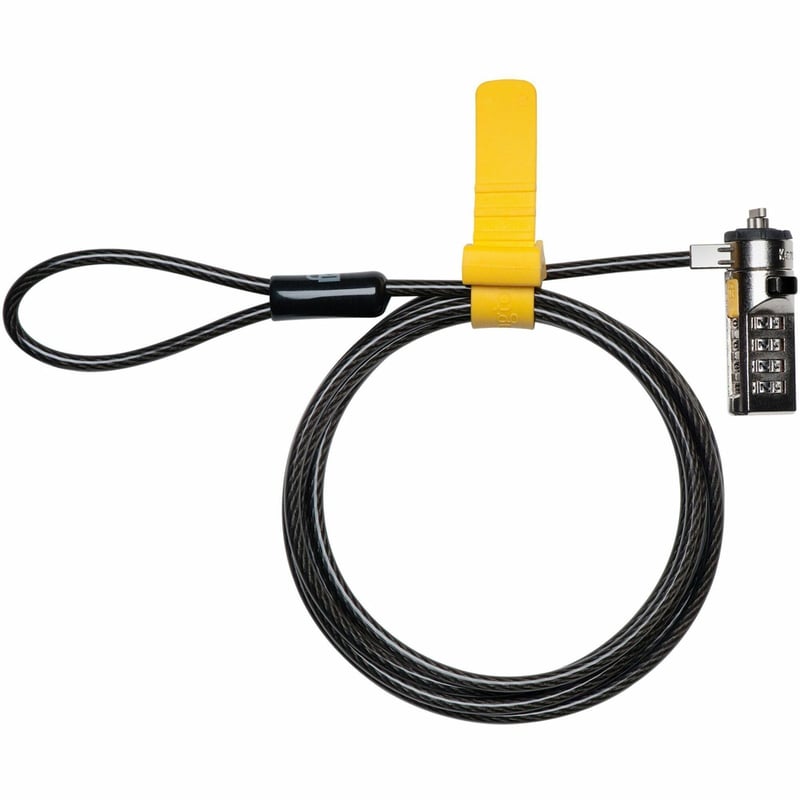 SERIALIZED COMBINATION LAPTOP LOCK WITH PRESET CODE T-BAR TAA - Thumbnail 1