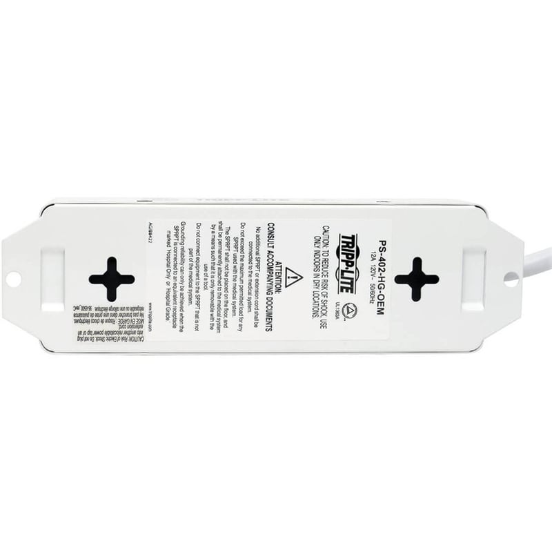 Tripp Lite by Eaton Safe-IT UL 1363A Medical-Grade Power Strip for Patient-Care Vicinity 4x 15A Hospital-Grade Outlets Safety Covers 7 ft. Cord - Thumbnail 4