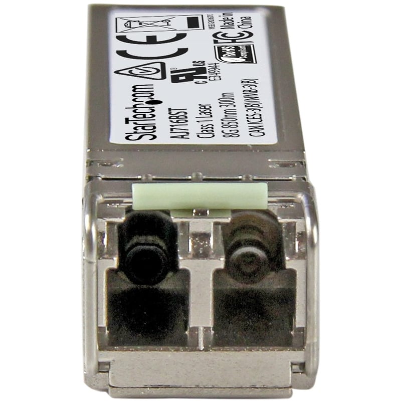 StarTech HPE AJ716B Compatible SFP+ Module - 8G Fiber Channel SW - 8GE Gigiabit Ethernet SFP+ 8GbE Multi Mode Fiber Transceiver - 300m - Thumbnail 2