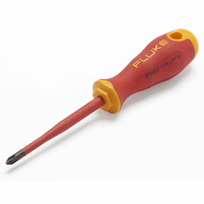 Fluke IPHS2 Insulated Philips Screwdriver #2, 4" , 1000 V - Thumbnail 1