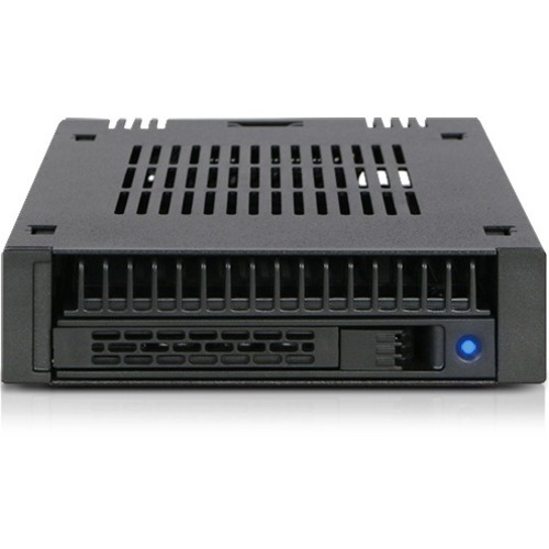 Icy Dock ExpressCage MB741SP-B Drive Bay Adapter for 3.5" - Serial ATA/600 Host Interface Internal - Black - Thumbnail 1