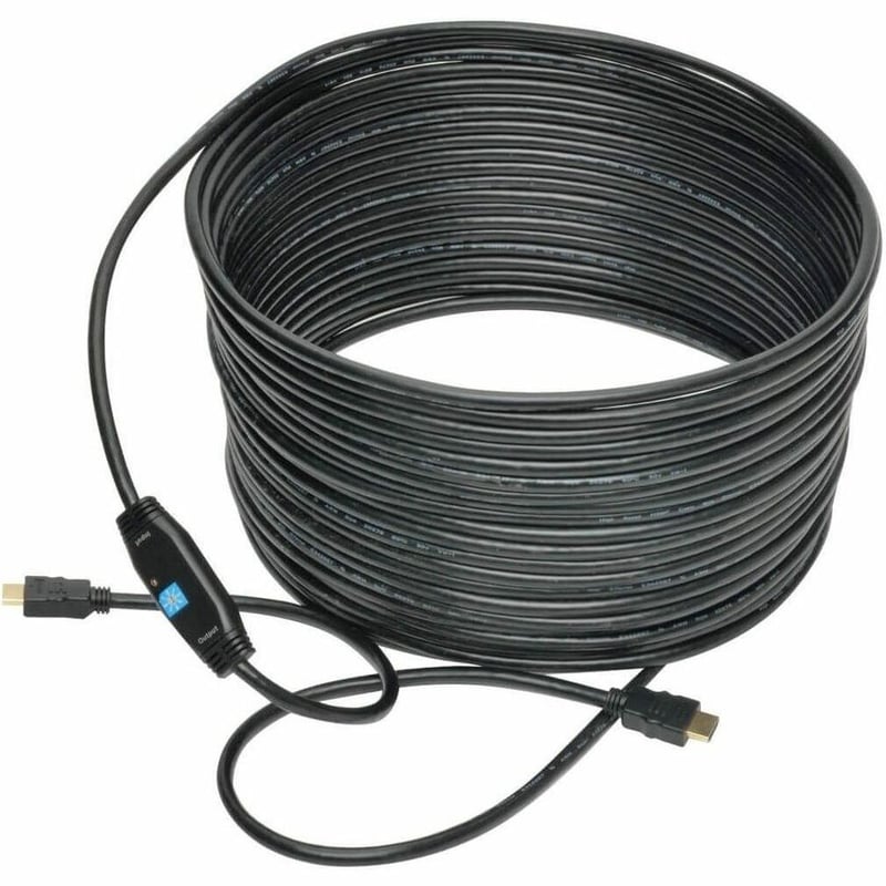 Eaton Tripp Lite Series Active High-Speed HDMI Cable with Built-In Signal Booster (M/M), Black, 65 ft. (19.81 m) - Thumbnail 2