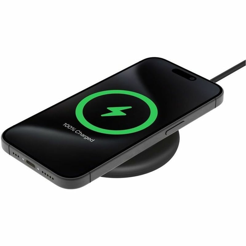 QI2 MAGNETIC WIRELESS CHARGING PAD BLACK RETAIL BOX - Thumbnail 4
