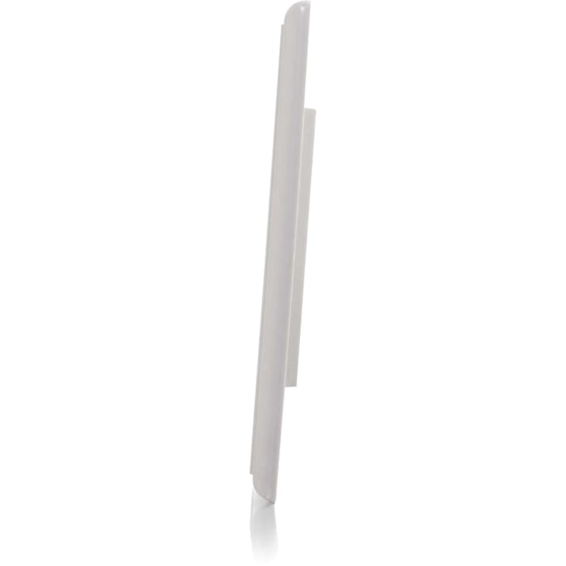 C2G 2-Port Single Gang Multimedia Keystone Wall Plate - White - Thumbnail 2