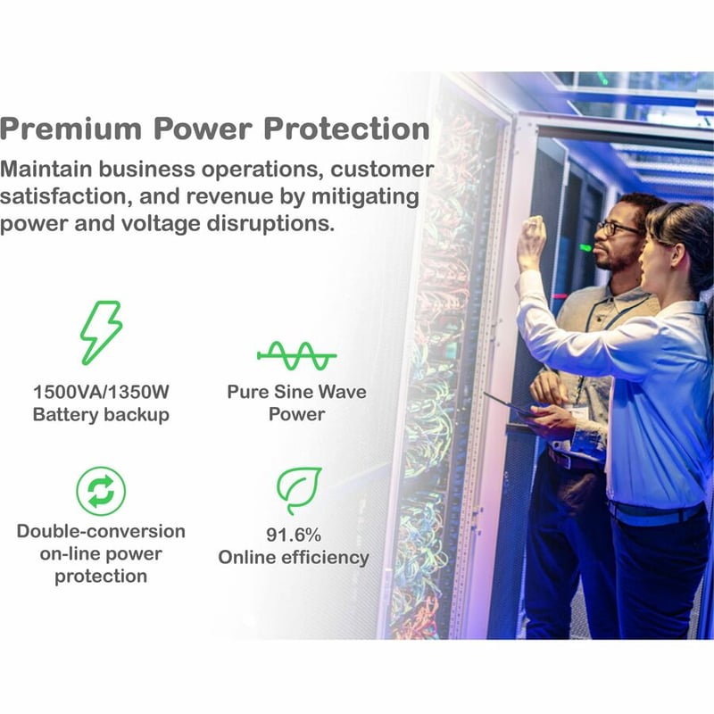 APC by Schneider Electric Smart-UPS SRT 1500VA RM 120V Network Card