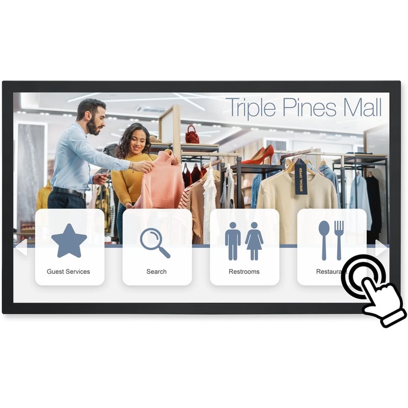 Sharp NEC Display 43" Wide Color Gamut Ultra High Definition Professional Display with PCAP Touch - Thumbnail 2