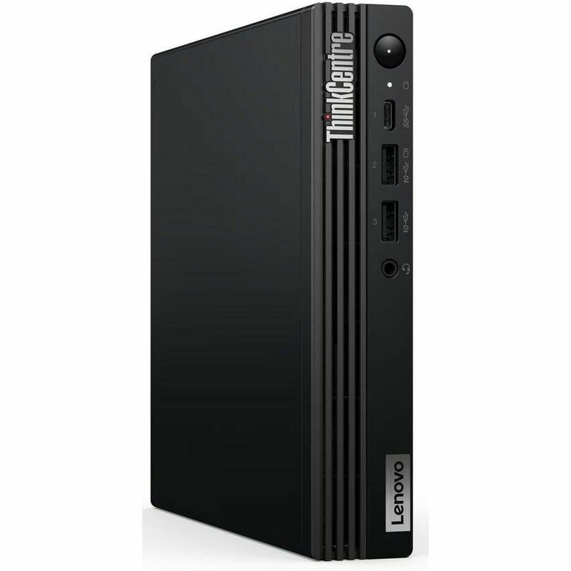 Lenovo ThinkCentre M70q Gen 5 12TD006BUX Desktop Computer - Intel Core i5 14th Gen i5-14500T - vPro Technology - 16 GB - 512 GB SSD - Tiny - Raven Black - Thumbnail 1