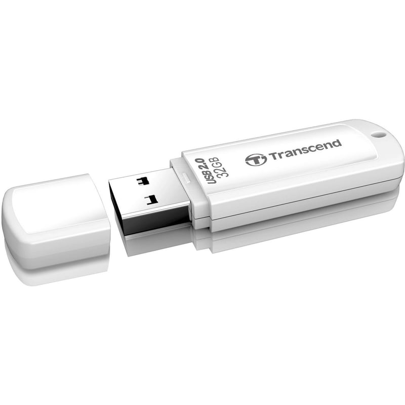 Transcend 32GB JetFlash 370 USB 2.0 Flash Drive - Thumbnail 1