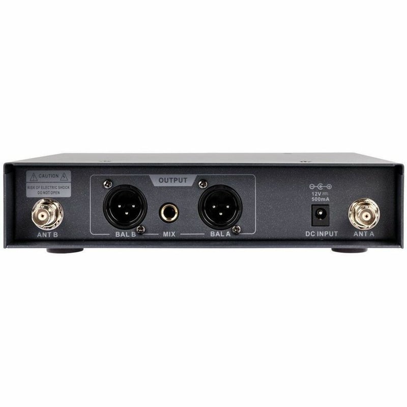 STAGE RIGHT BY MONOPRICE 200-CHANNEL UHF DUAL HEADSET WIRELESS MICROPHONES SYSTE - Thumbnail 3