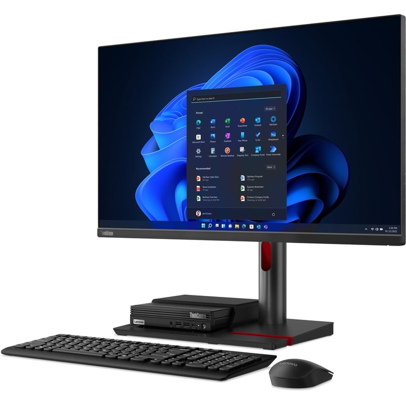Lenovo ThinkCentre M90q Gen 3 11U50027US Desktop Computer - Intel Core i3 12th Gen i3-12100T - 8 GB - 128 GB SSD - Thumbnail 5