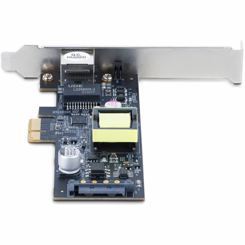 StarTech.com 1-Port 2.5Gbps PCI Express PoE Network Card, Intel I225-V, PCIe 802.3af/at PoE+ Multi-Gigabit NIC, SATA Powered Ethernet Card - Thumbnail 4