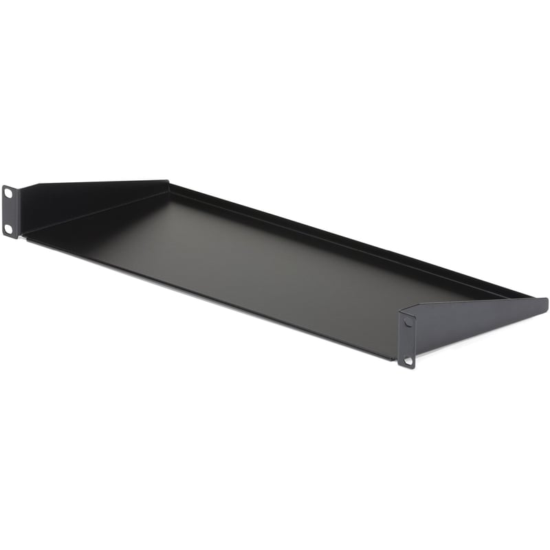 StarTech.com 1U Server Rack Cabinet Shelf - Fixed 7" Deep Cantilever Rackmount Tray for 19" Data/AV/Network Enclosure w/cage nuts, screws - Thumbnail 1