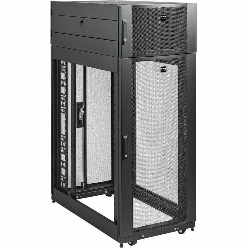 Tripp Lite by Eaton SmartRack 6U Vertical Extension Top Hat for Server Racks - 42 in. Deep Doors & Side Panels Included - Thumbnail 4