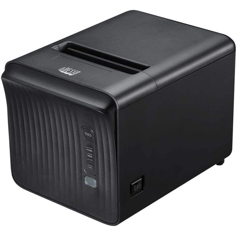 Adesso NuPrint NuPrint 330 Desktop Direct Thermal Printer - Monochrome - Receipt Print - USB - Serial - Black - Thumbnail 3