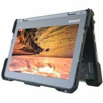 Rugged Hard Shell Case for Lenovo 300e / 300w & 500e / 500w Gen 3 Chrome & Windows (w/ Stylus Cutout) - Thumbnail 2