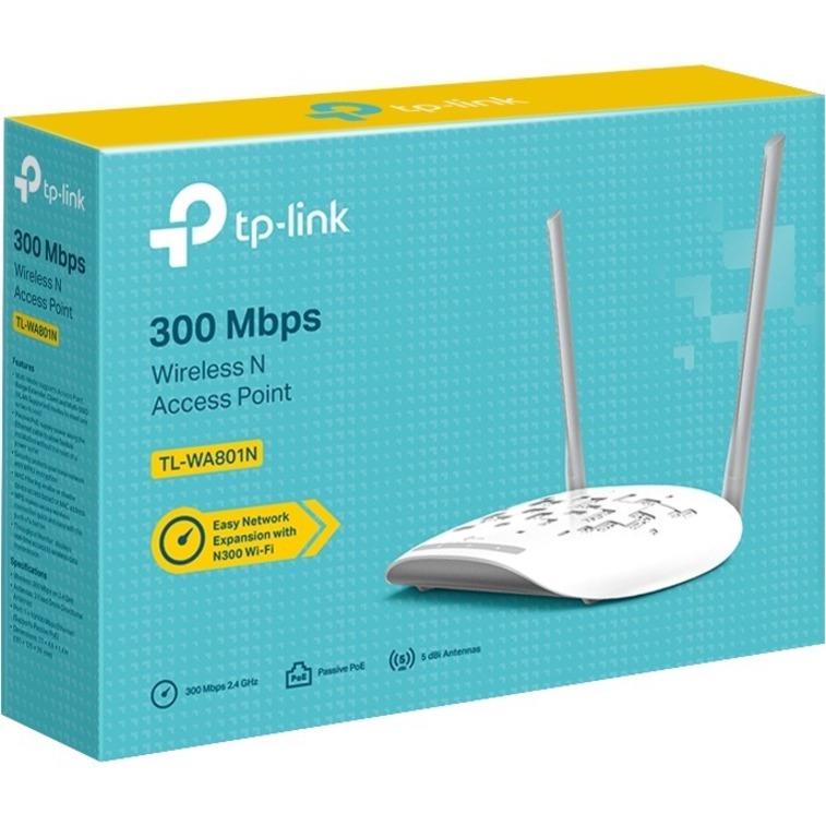 TP-Link TL-WA801N - IEEE 802.11n 300 Mbit/s Wireless Access Point - Thumbnail 2