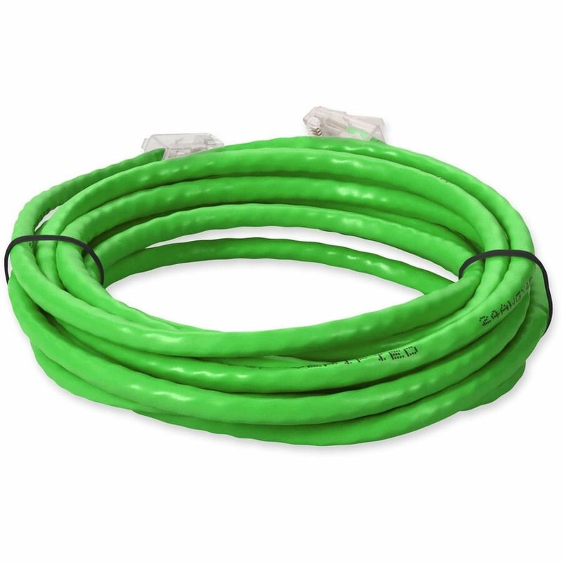 AddOn 5ft Lime CAT 6 PVC Ethernet Cable Non-Booted RJ-45 M/M - Thumbnail 4