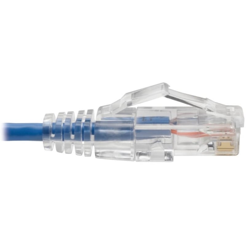 Eaton Tripp Lite Series Cat6 Gigabit Snagless Slim UTP Ethernet Cable (RJ45 M/M), PoE, Blue, 7 ft. (2.13 m) - Thumbnail 4