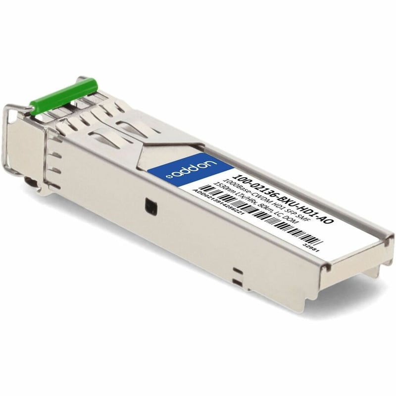AddOn Calix® 100-02136-BXU-HD1 Compatible TAA 1000Base-CWDM HD1 SFP Transceiver (SMF, 1530nm LTx/HRx, 80km, LC, DOM) - Thumbnail 3