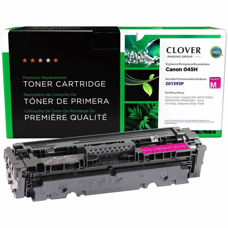 Clover Imaging Remanufactured High Yield Magenta Toner Cartridge for Canon 045H (1244C001) - Thumbnail 1
