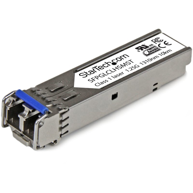 StarTech.com Cisco GLC-LH-SM Compatible SFP Module - 1000BASE-LX/LH - 1GE Gigabit Ethernet SFP Transceiver - 10km - Thumbnail 1