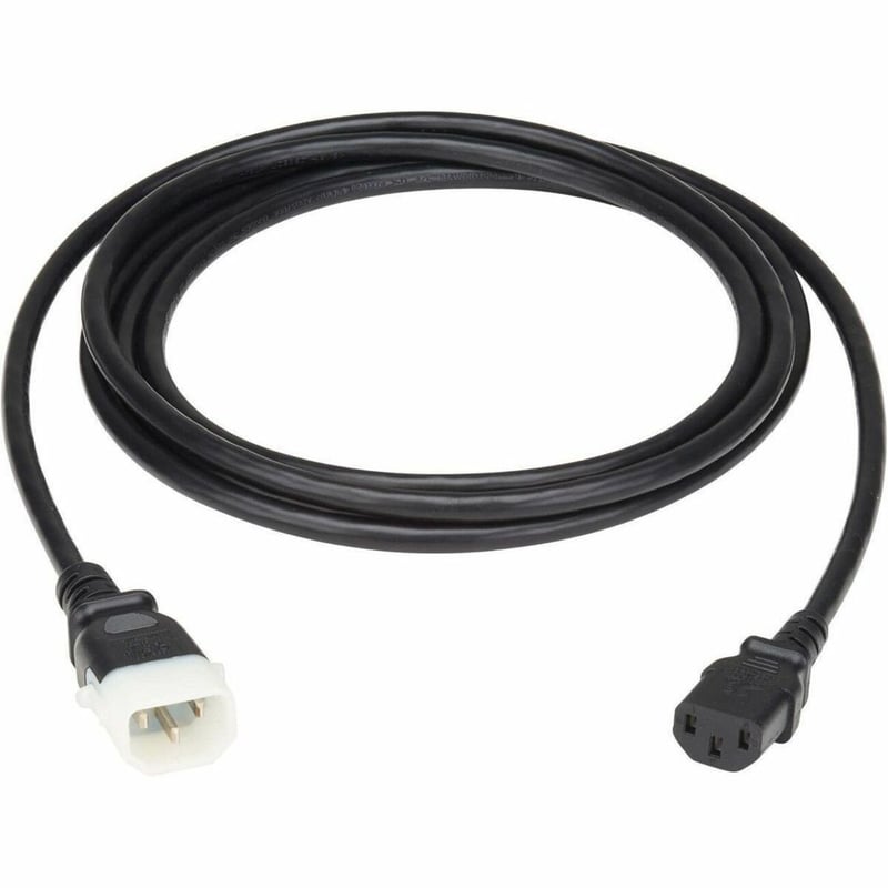 PDU POWER CORD C13 P-LOCK C14 N.A. EU RATED 10A 250V 10FT BLACK - Thumbnail 1