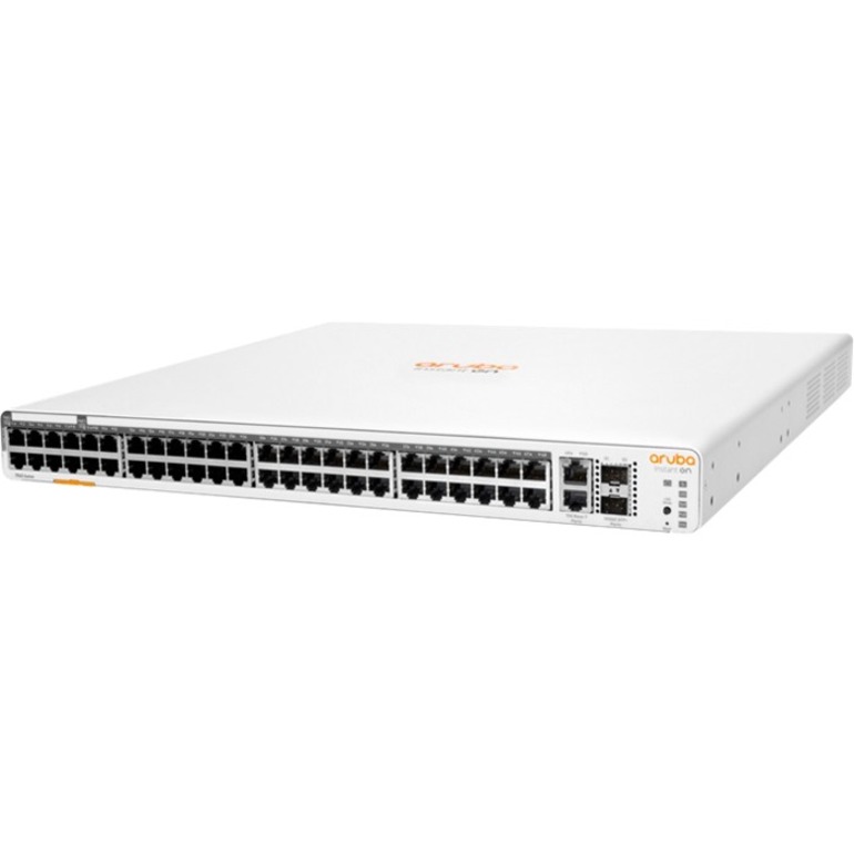 Aruba Instant On 1960 48G 40p Class4 8p Class6 PoE 2XGT 2SFP+ 600W Switch - Thumbnail 2