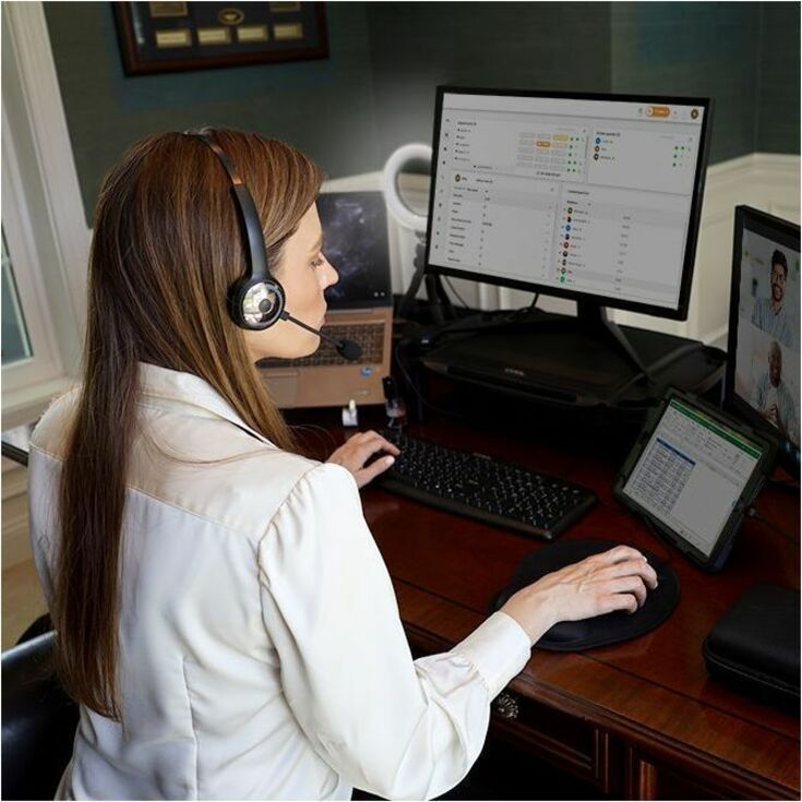 CODi CLARO Wireless Headset with Integrated AI ENC Microphone - Thumbnail 5