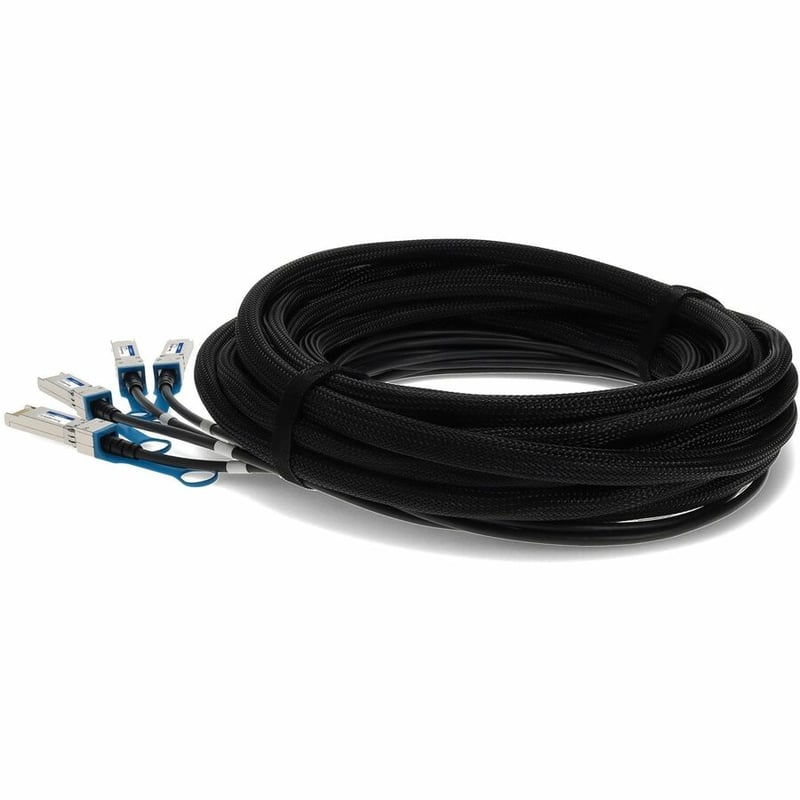 AddOn Dell® 470-AEGN Compatible TAA Compliant 40GBase-CU QSFP+ to 4xSFP+ Direct Attach Cable (Passive Twinax, 5m) - Thumbnail 3