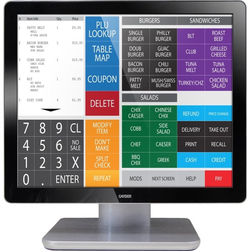 GVision D15ZX-AV-K5P0 15" Class LCD Touchscreen Monitor - Thumbnail 1