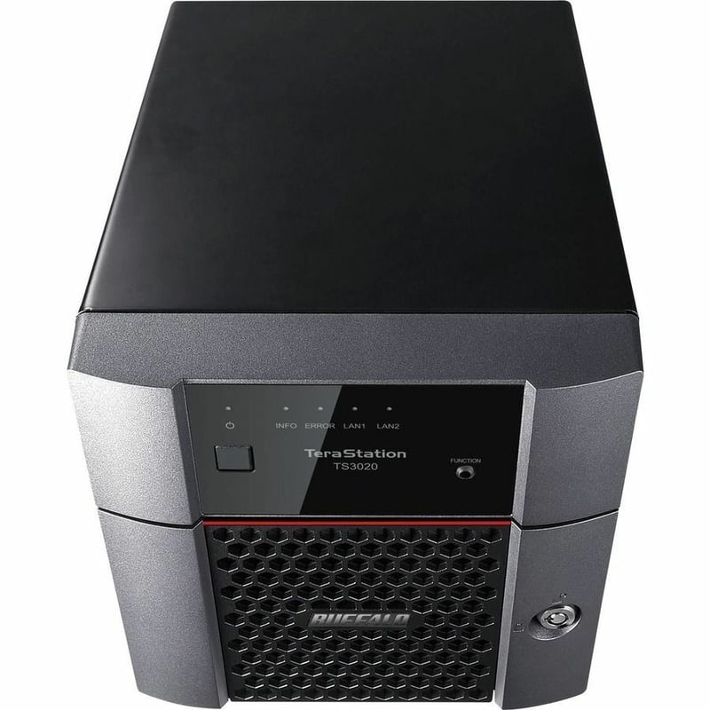 BUFFALO TeraStation 3220DN 2-Bay Desktop NAS 16TB (2x8TB) with HDD NAS Hard Drives Included 2.5GBE / Computer Network Attached Storage / Private Cloud / NAS Storage/ Network Storage / File Server - Thumbnail 4