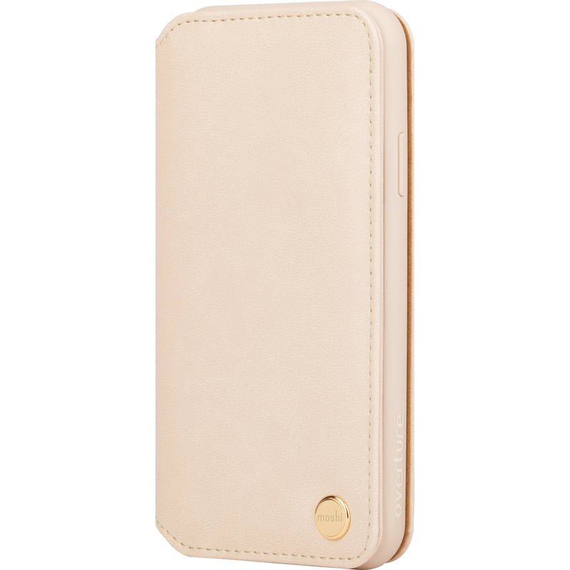 Moshi Overture Carrying Case (Wallet) Apple iPhone XR Smartphone - Savanna Beige - Thumbnail 1