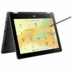 Acer Chromebook Spin 512 R856TN R856TN-C6T4 12" Touchscreen Convertible 2 in 1 Chromebook - HD+ - 60 Hz - Intel N-Series N100 - 4 GB - 64 GB Flash Memory - English (US) Keyboard - Black - Thumbnail 2