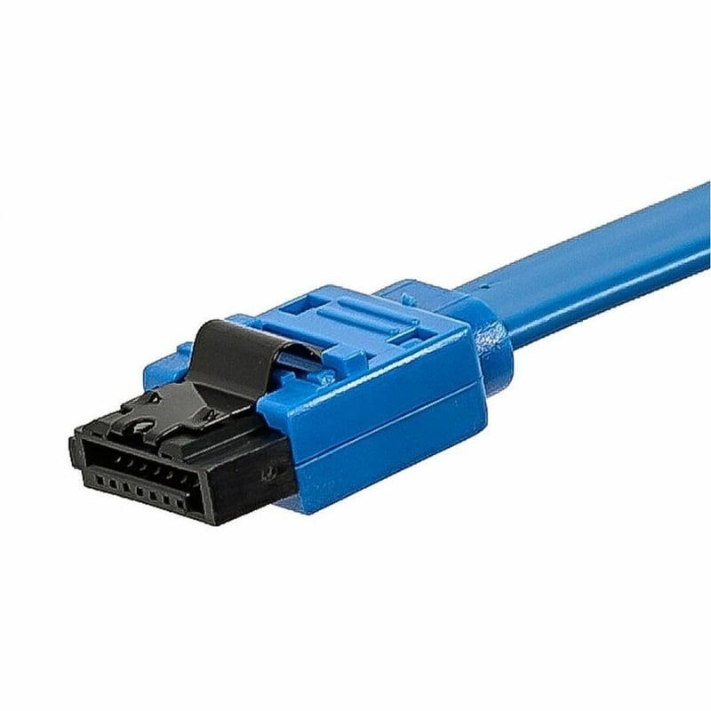 18INCH SATA 6GBPS CABLE W/LOCKING LATCH (90 DEGREE TO 180 DEGREE) - BLUE - Thumbnail 2