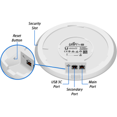 Ubiquiti UniFi AC HD UAP-AC-HD IEEE 802.11ac 1.69 Gbit/s Wireless Access Point - Thumbnail 3