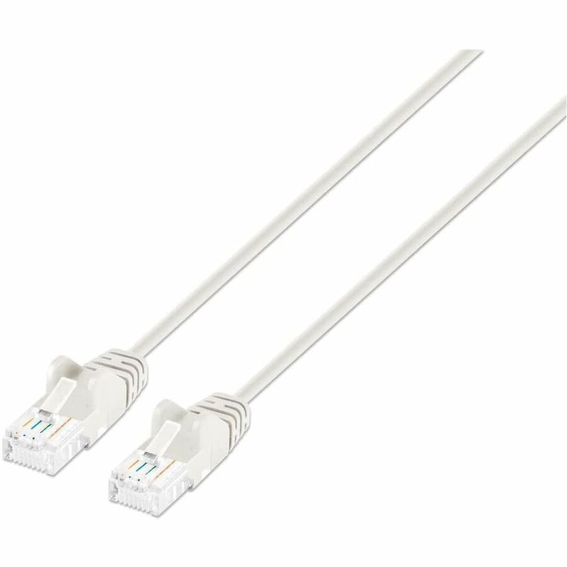 CAT6A U/UTP SLIM NETWORK PATCH CABLE, 10 FT., WHITE - Thumbnail 4