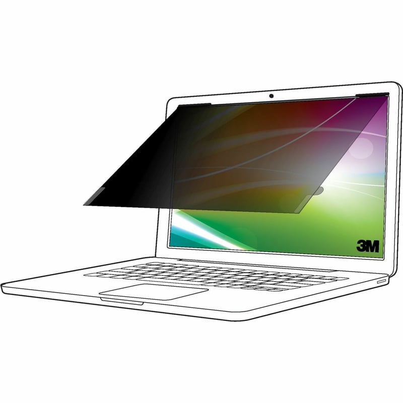 3M Bright Screen Privacy Filter for 14.1in Laptop, 16:10, BP141W1B - Thumbnail 1