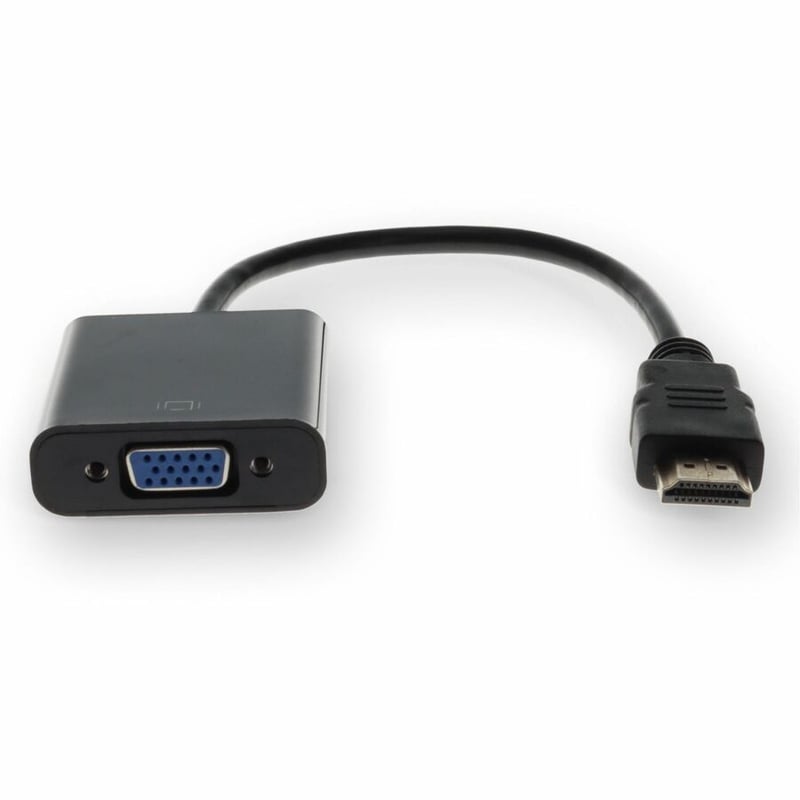 Lenovo 0B47069 Compatible HDMI 1.3 Male to VGA Female Black Active Adapter For Resolution Up to 1920x1200 (WUXGA)