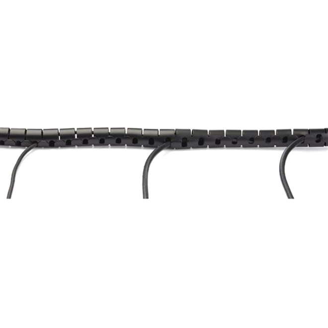 StarTech.com 2.5m / 8.2ft Cable Management Sleeve - Spiral - 25mm / 1" Diameter - W/ Cable Loading Tool - Expandable Coiled Cord Organizer - Thumbnail 2